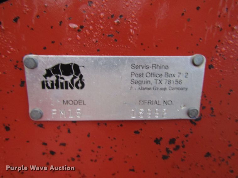 image for item DG6642 Rhino FM15 rotary mower