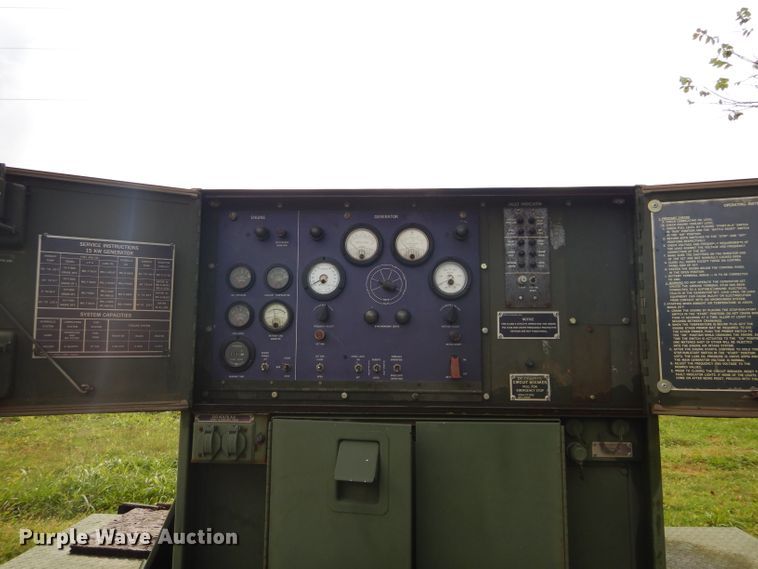 image for item DH3611 1986 Military MEP004A generator