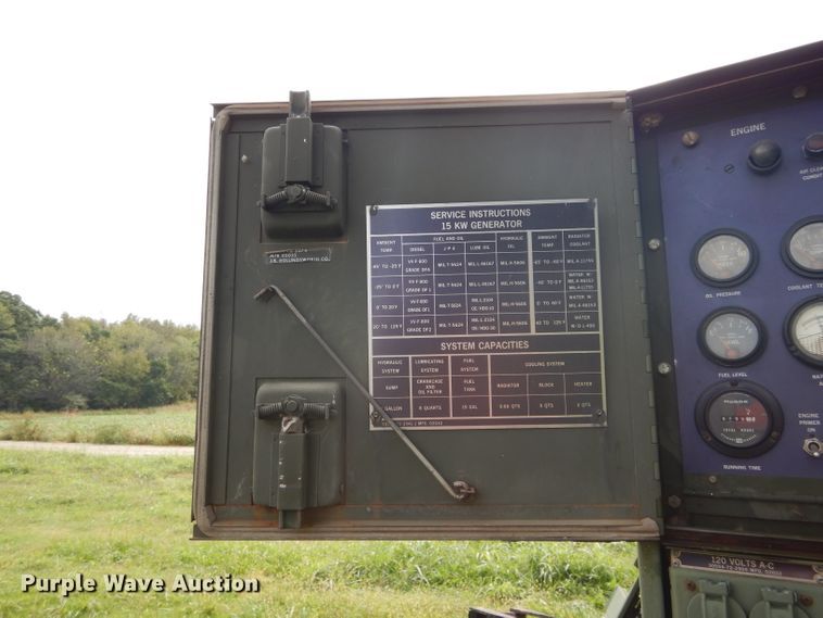 image for item DH3611 1986 Military MEP004A generator