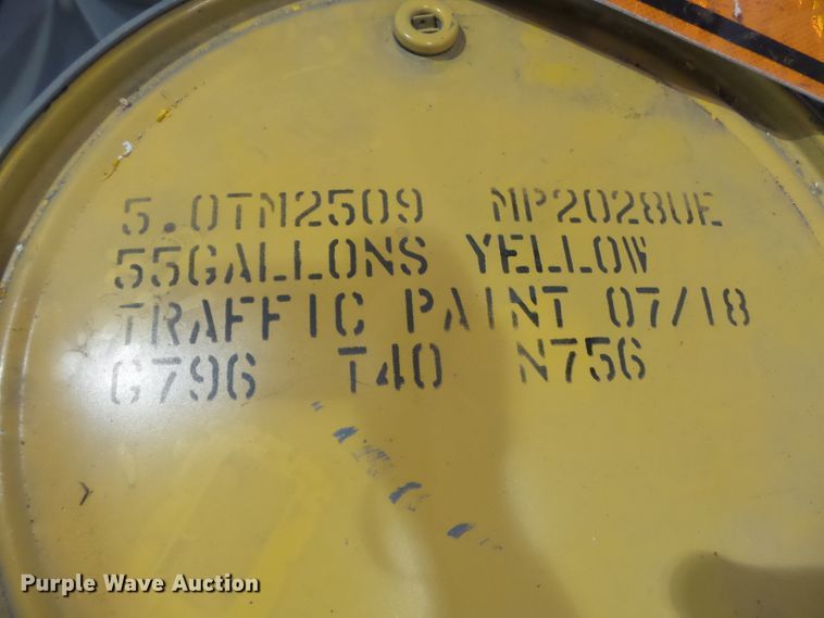 image for item DH7762 (14) Ennis Flint 55 gallon drums of paint