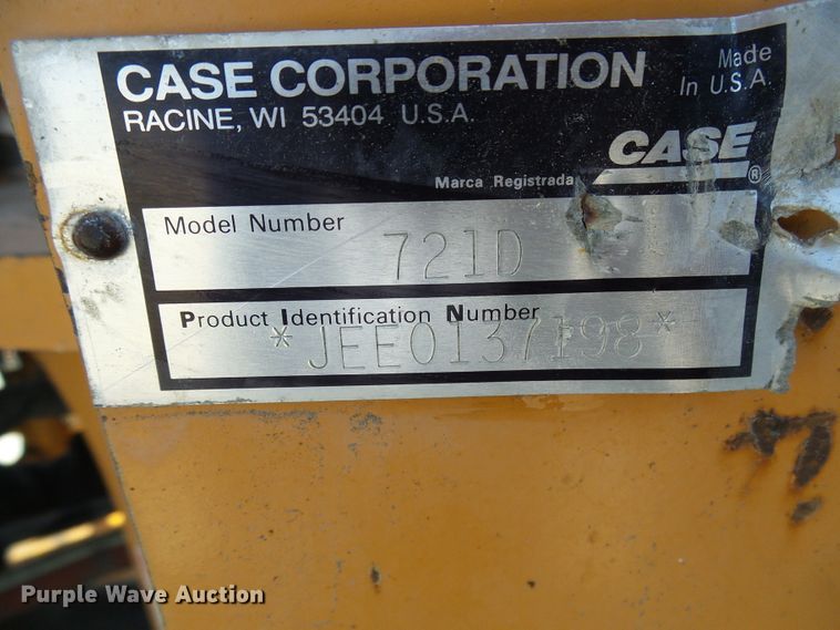image for item DI0710 2004 Case 721D wheel loader