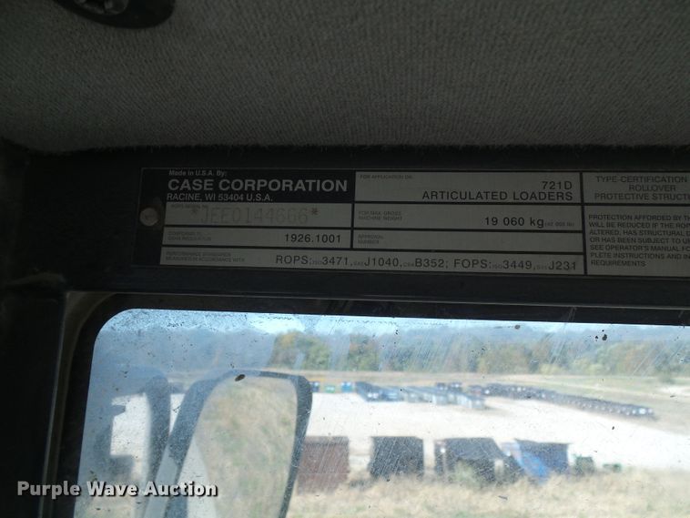 image for item DI0710 2004 Case 721D wheel loader