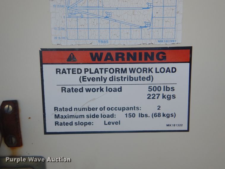 image for item DI2353 1999 Terex TB85 boom lift