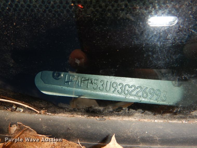 image for item DI2634 2003 Ford Taurus