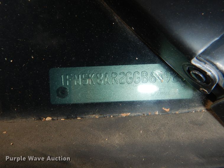 image for item DI2641 2016 Ford Explorer Police Interceptor SUV