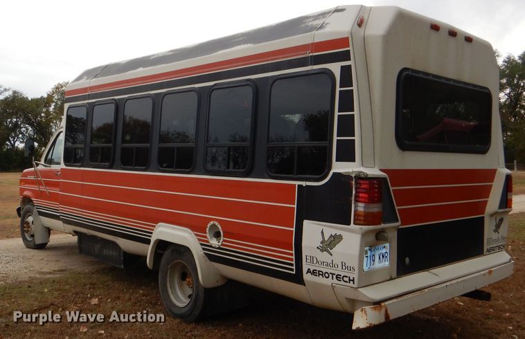 image for item DI2672 1990 Ford Econoline E350 Aerotech shuttle bus
