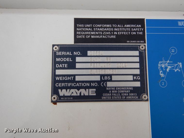 image for item EC9003 2004 Freightliner FL80 refuse truck