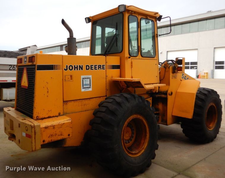image for item EC9006 1988 John Deere 544E wheel loader