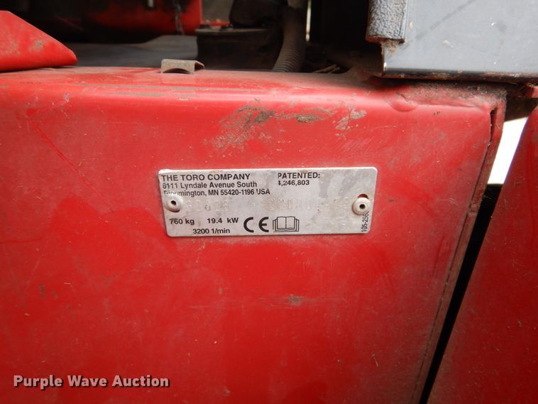 image for item EC9008 Toro Ground Master 328D lawn mower