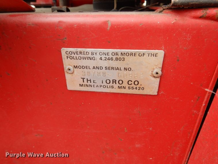 image for item EC9009 Toro Ground Master 328D lawn mower