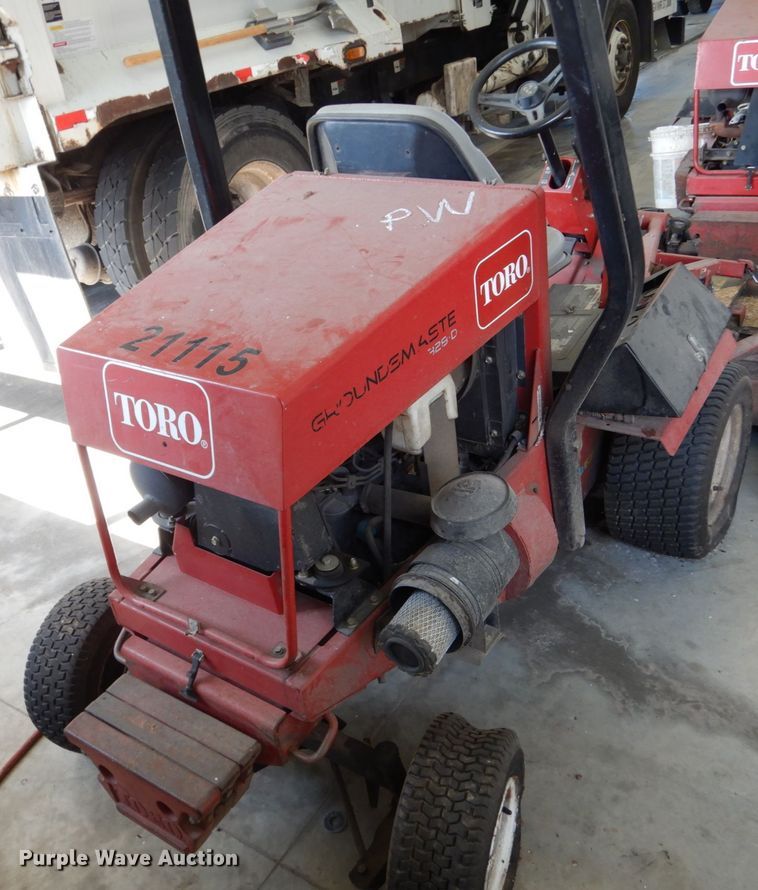 image for item EC9012 Toro Ground Master 328D lawn mower