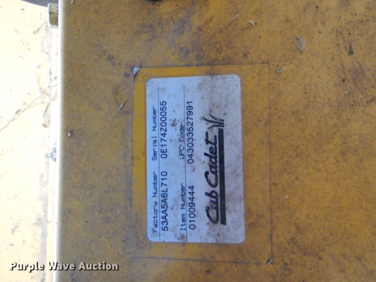 image for item FF9722 Cub Cadet ZForce ZTR lawn mower