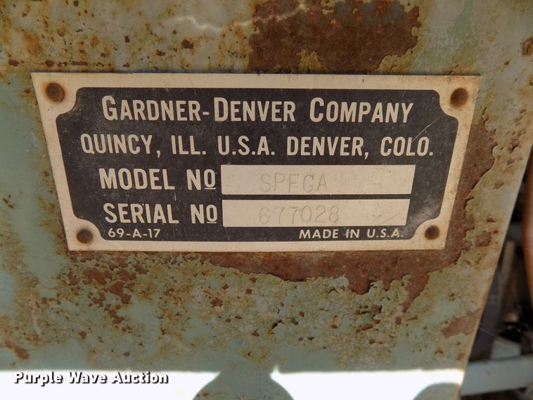 image for item FI9958 Gardner Denver SPFGA screw compressor
