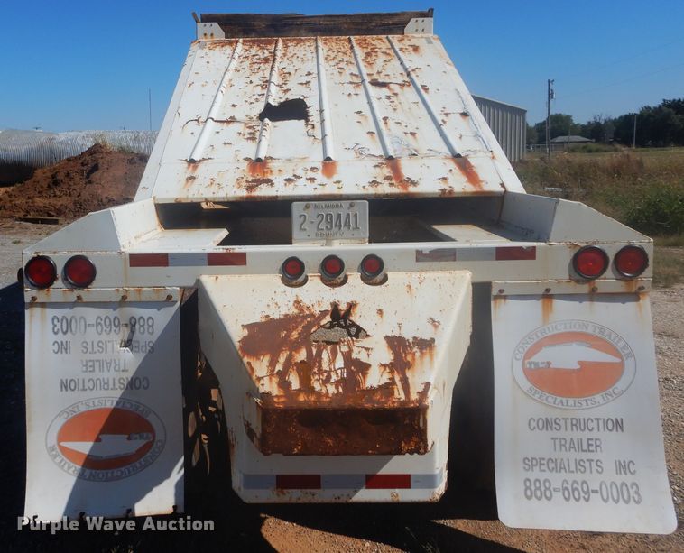 image for item FK9862 2009 CTS BDT-40 bottom dump trailer