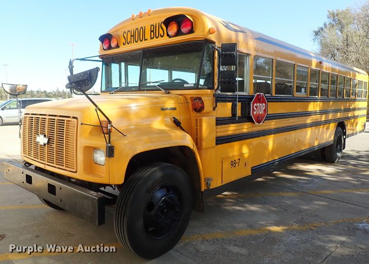 image for item FR9484 1998 Chevrolet Blue Bird school bus