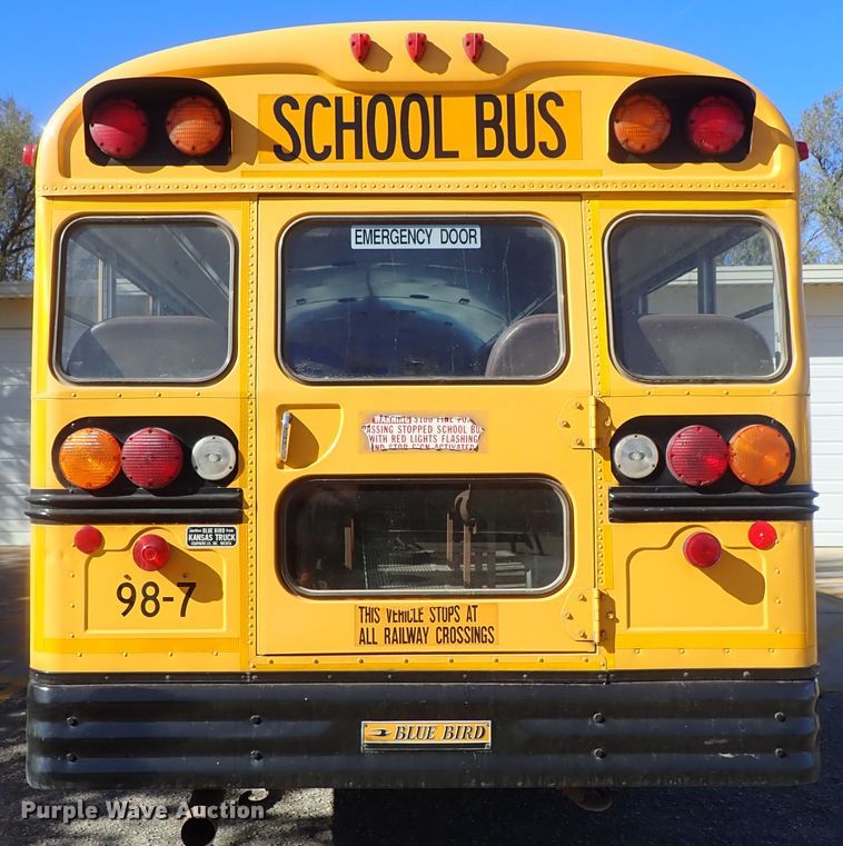 image for item FR9484 1998 Chevrolet Blue Bird school bus
