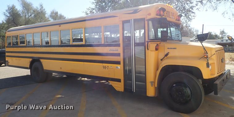 image for item FR9484 1998 Chevrolet Blue Bird school bus