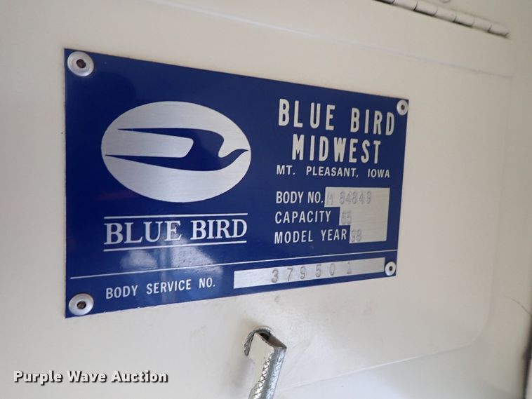 image for item FR9484 1998 Chevrolet Blue Bird school bus