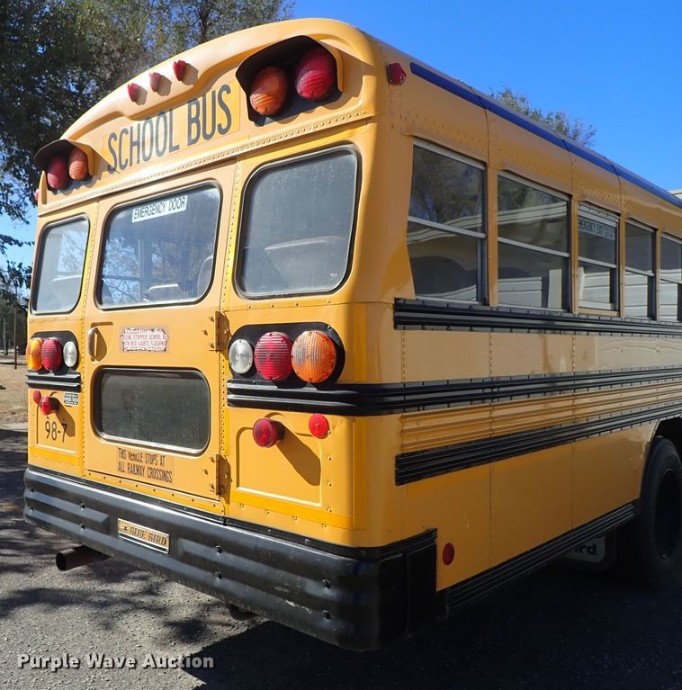 image for item FR9484 1998 Chevrolet Blue Bird school bus