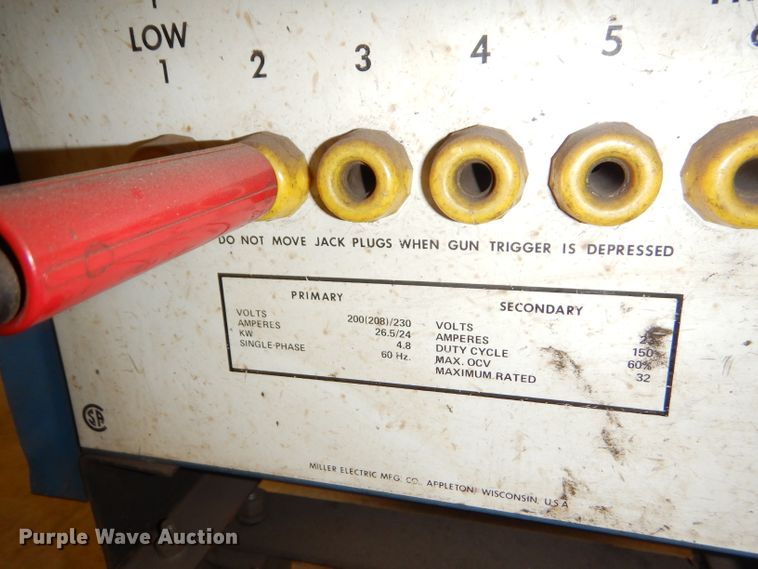 image for item FT9724 Millermatic 35 mig welder