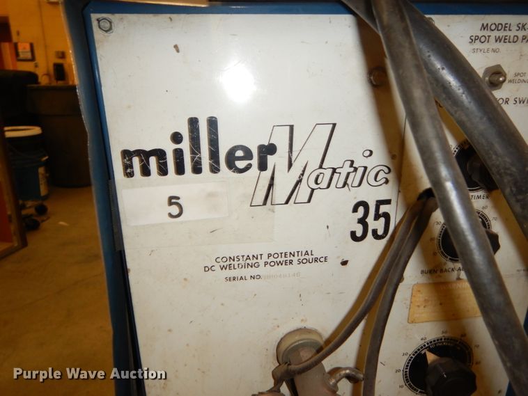 image for item FT9725 Millermatic 35 mig welder