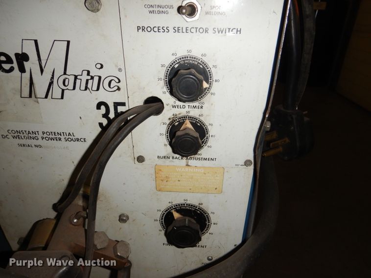 image for item FT9725 Millermatic 35 mig welder