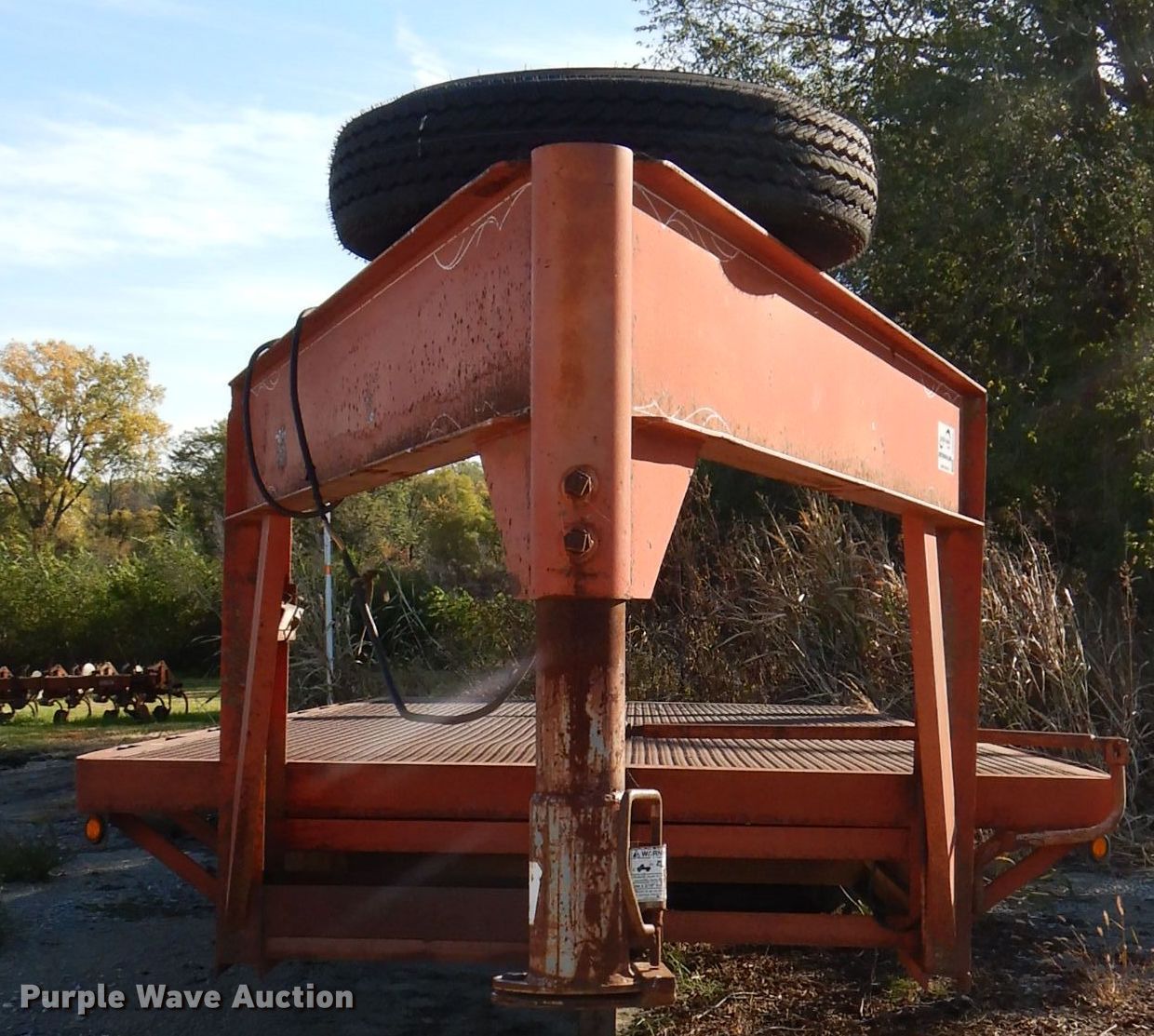 1993 J&S equipment trailer in Valley Falls, KS Item DI2649 sold