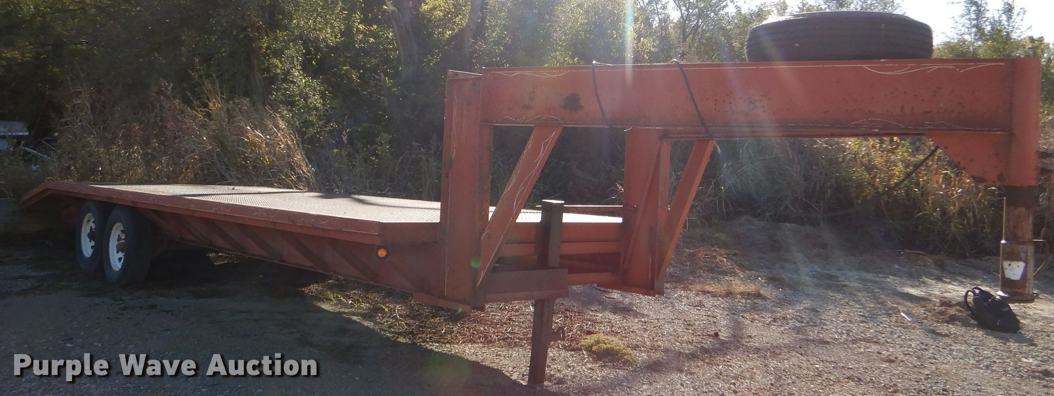 1993 J&S equipment trailer in Valley Falls, KS Item DI2649 sold