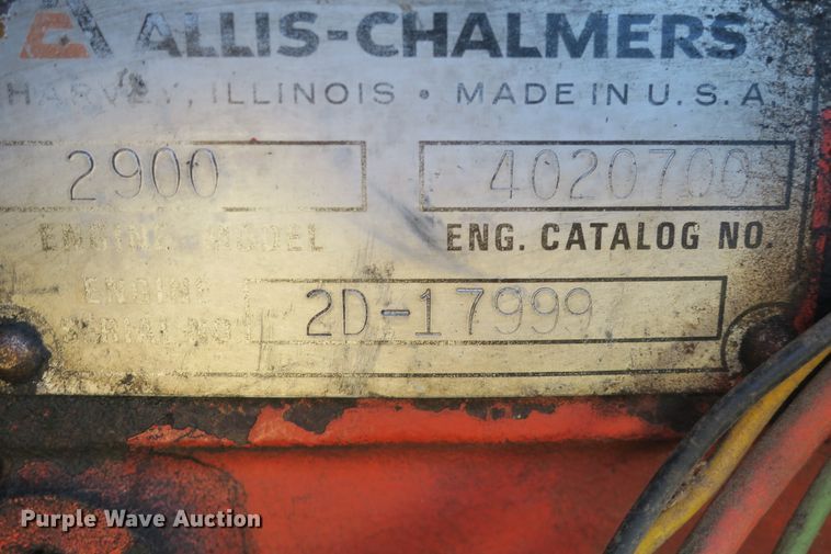 image for item DB10139 Allis Chalmers 190XT tractor