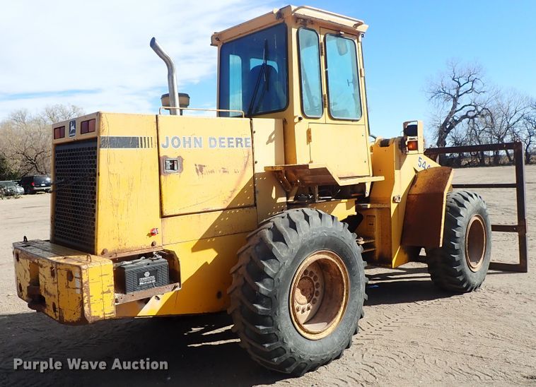 image for item DE5528 1988 John Deere 544E wheel loader