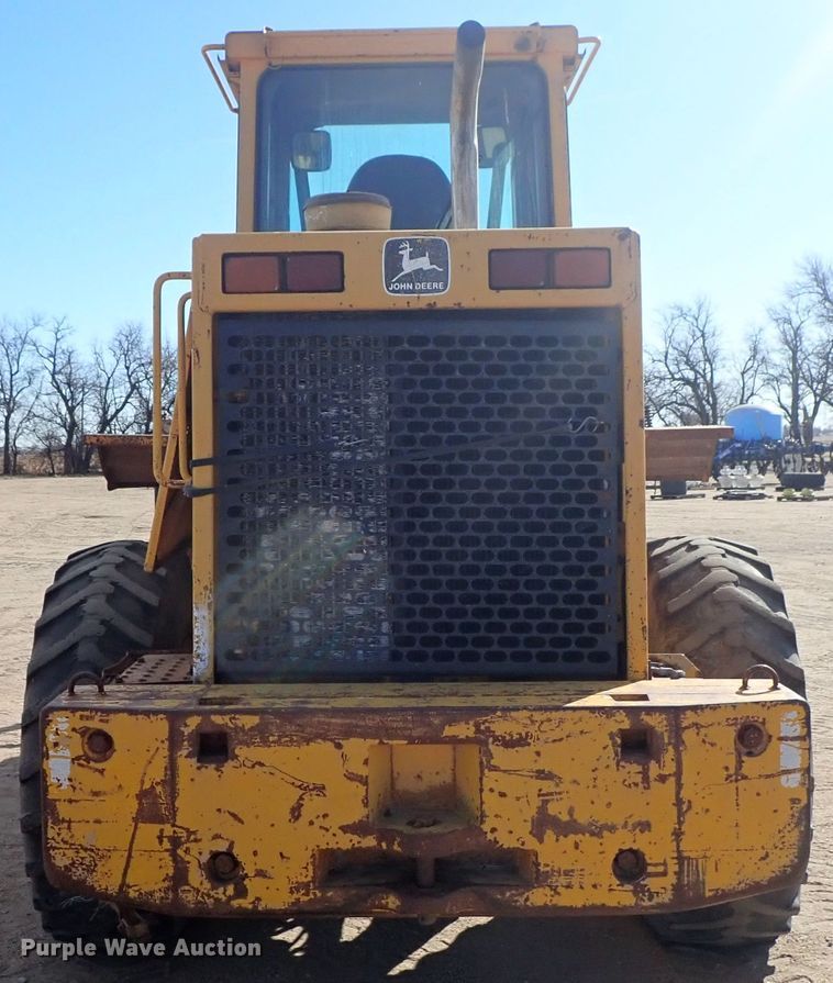 image for item DE5528 1988 John Deere 544E wheel loader