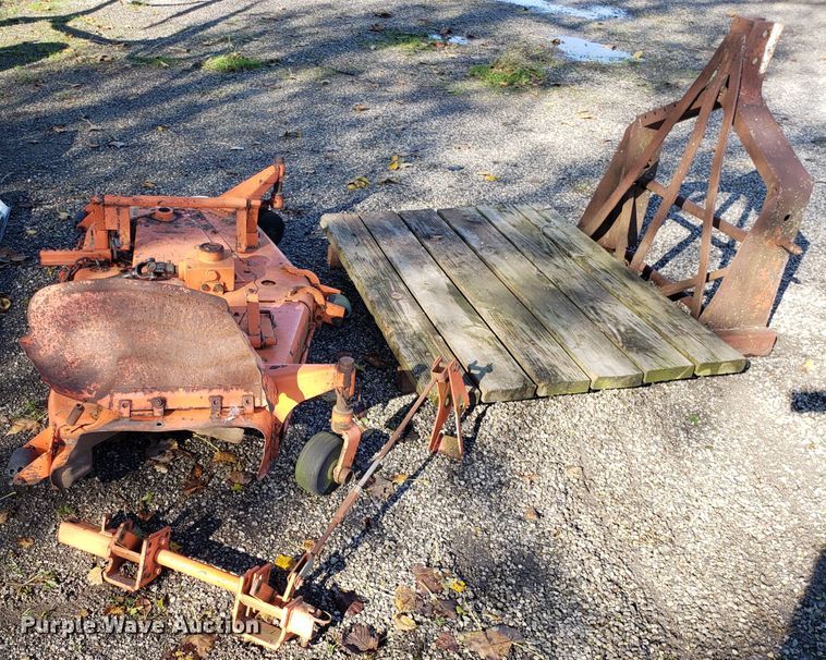 image for item DG8808 Kubota loader and mower deck