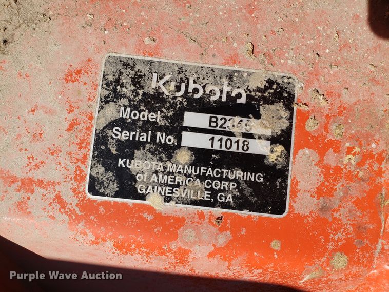 image for item DG8808 Kubota loader and mower deck