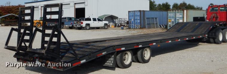 image for item DH2193 2006 Kaufman drop deck equipment trailer