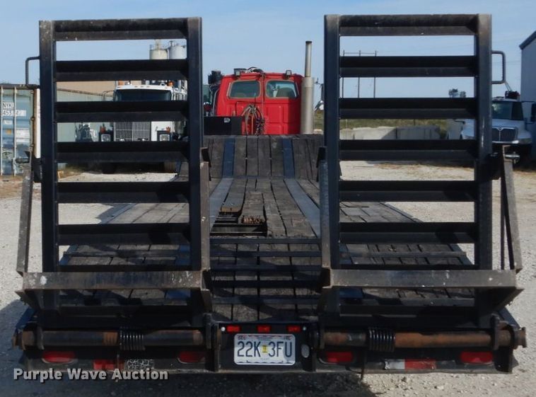 image for item DH2193 2006 Kaufman drop deck equipment trailer