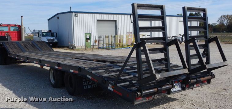 image for item DH2193 2006 Kaufman drop deck equipment trailer