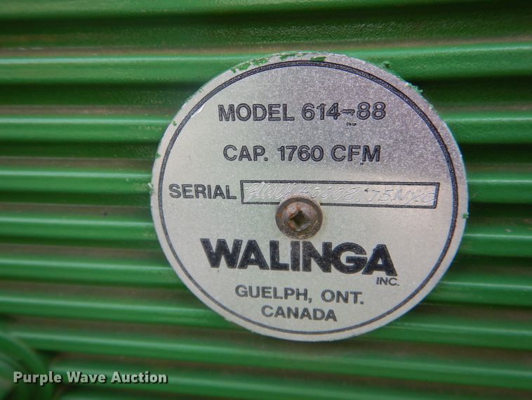 image for item DH6750 Walinga 7614 Deluxe grain vacuum