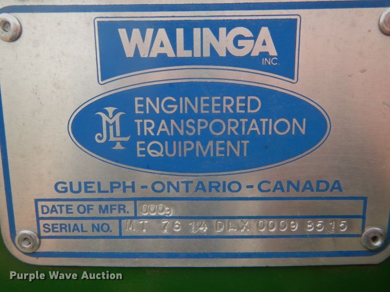 image for item DH6750 Walinga 7614 Deluxe grain vacuum