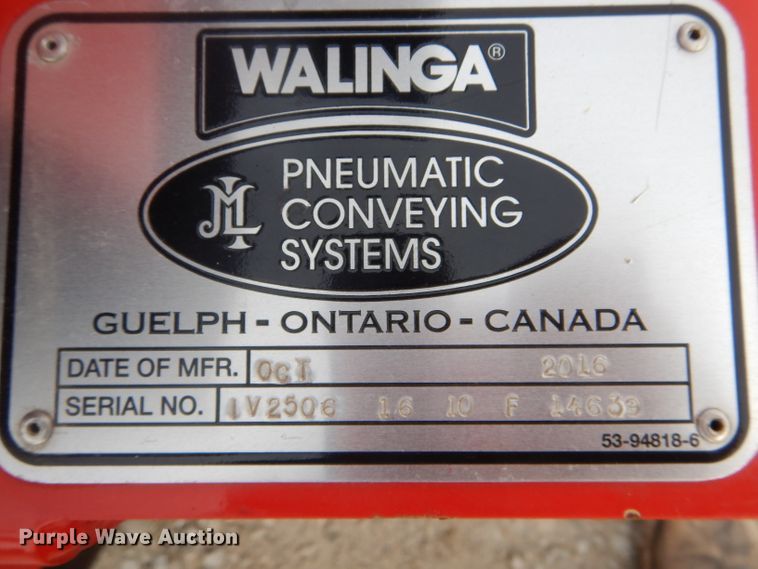 image for item DH6751 Walinga 2506 grain vacuum