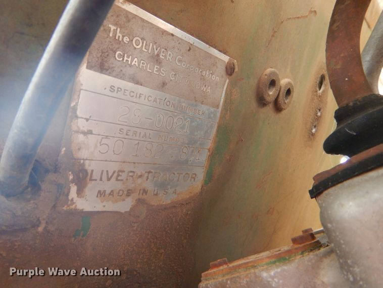 image for item FJ9825 1957 Oliver Super 88 tractor