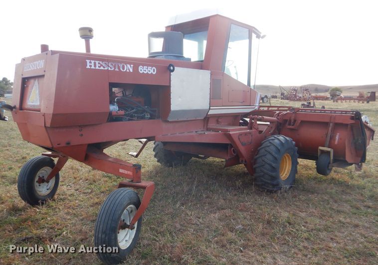 image for item FJ9872 1981 Hesston 6550 windrower