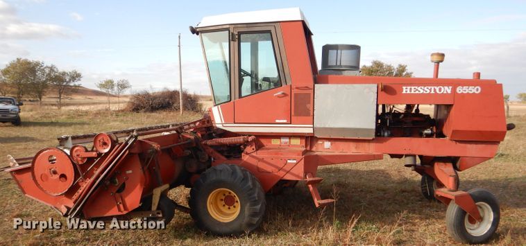 image for item FJ9872 1981 Hesston 6550 windrower