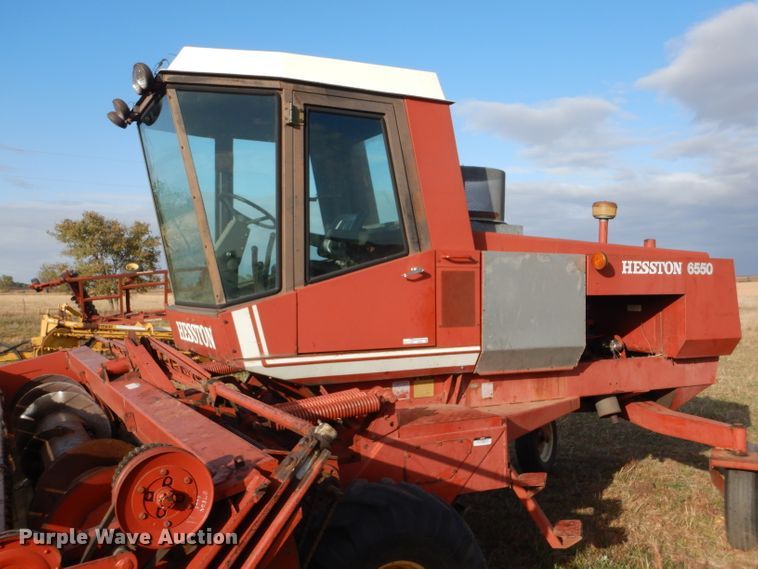 image for item FJ9872 1981 Hesston 6550 windrower