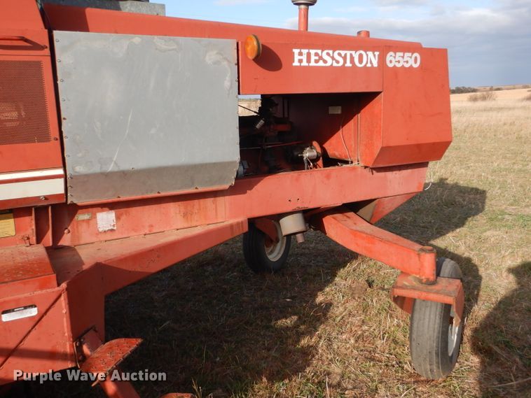 image for item FJ9872 1981 Hesston 6550 windrower