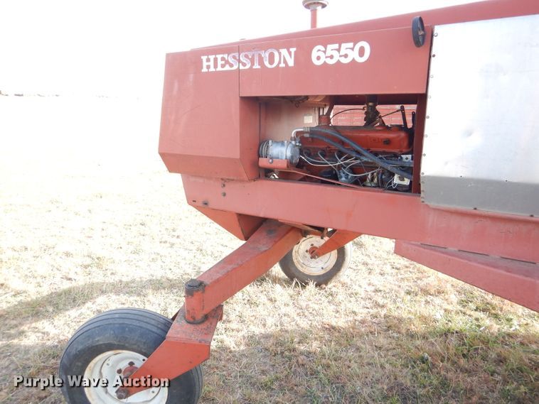 image for item FJ9872 1981 Hesston 6550 windrower