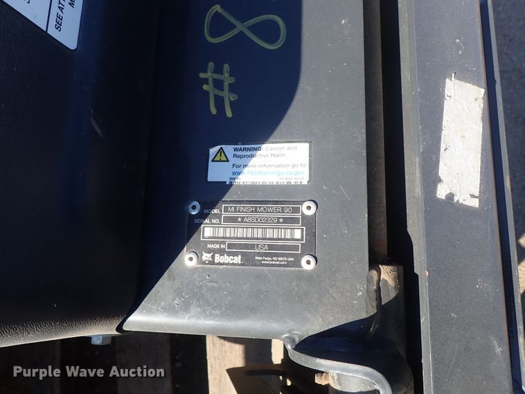 image for item FK9573 Bobcat skid steer finish mower