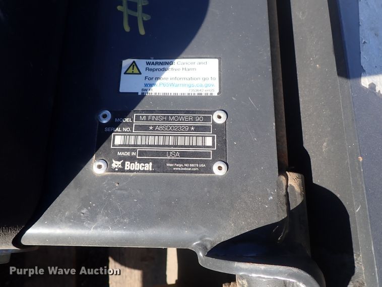 image for item FK9573 Bobcat skid steer finish mower