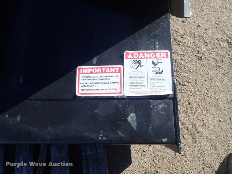 image for item FK9574 Hawz skid steer brush mower