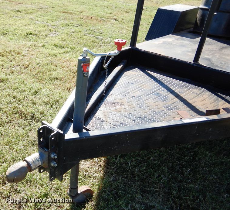 image for item FK9859 Shop built oil barrel trailer