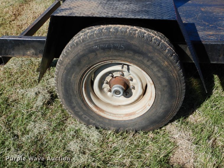 image for item FK9859 Shop built oil barrel trailer